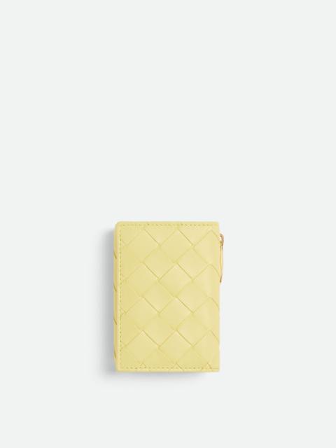 Bottega Veneta Intrecciato Tiny Tri-Fold Zip Wallet