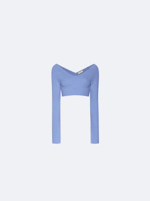 LAPOINTE Wool Off-Shoulder Top