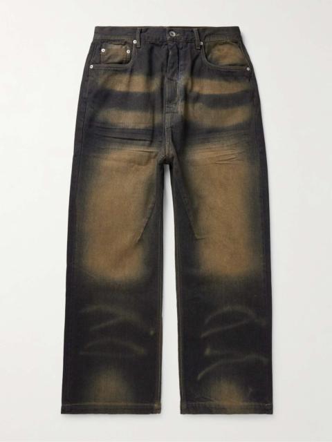 Rick Owens DRKSHDW Geth Wide-Leg Distressed Jeans