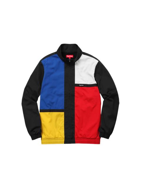 Supreme Supreme Color Blocked Track Jacket Black
