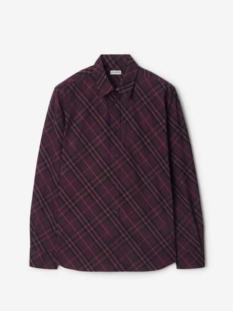 Burberry Relaxed Fit Check Cotton Shirt