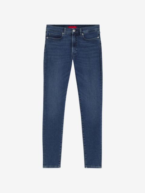 HUGO logo-patch skinny jeans