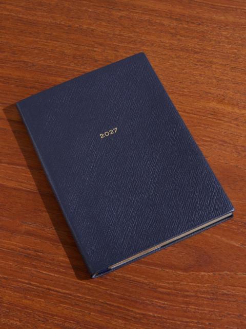 Smythson 2027 Soho Panama Cross-Grain Leather Diary