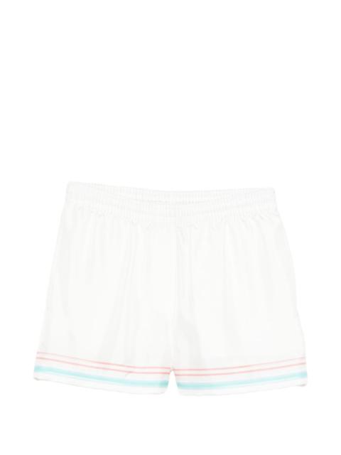 CASABLANCA striped-trim shorts