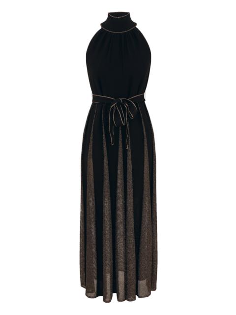 Zimmermann VALIANT METALLIC HALTER DRESS