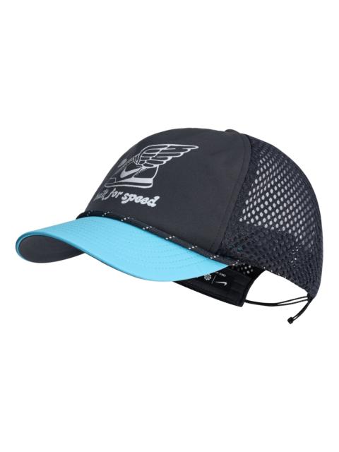 Nike Nike Pro Dri-FIT Unstructured Graphic Cap 'Black LT Current Blue' IQ1339-010