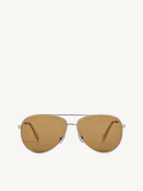 CELINE Metal Frame 02 Sun in Silver