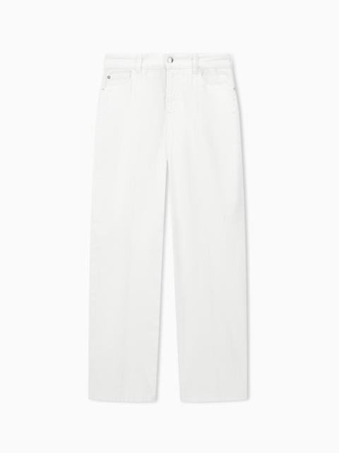 EMPORIO ARMANI FIVE-POCKET TROUSERS GARMENT-DYED CORDUROY REGULAR FIT