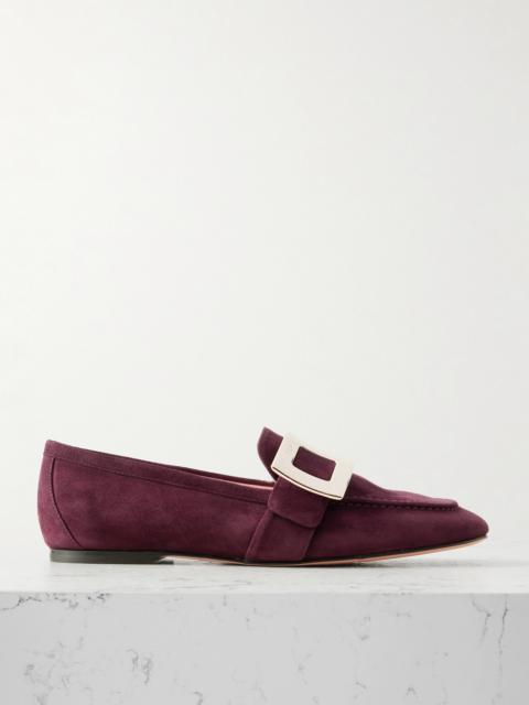 Roger Vivier Buckled Suede Loafers