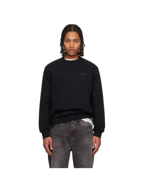 Givenchy Black 'GIVENCHY' Patch Sweatshirt