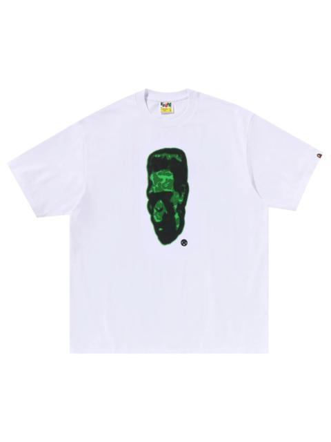 BAPE Spray Frankenstein Relaxed Fit Tee 'White'