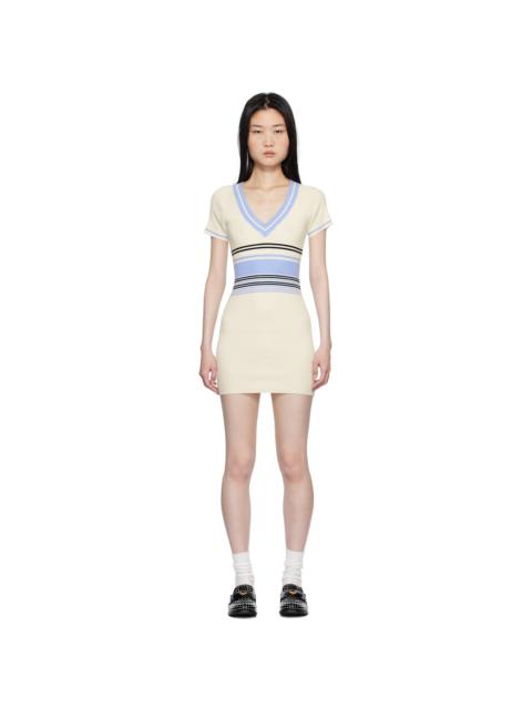 Frankies Bikinis Off-White Uptown Knit Minidress
