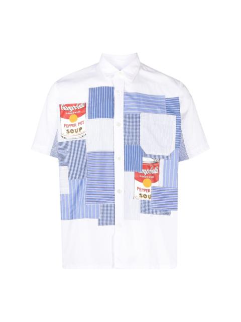 Junya Watanabe MAN Campbell's patchwork shirt