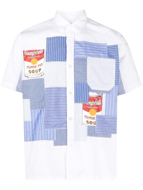 Junya Watanabe MAN Campbell's patchwork shirt