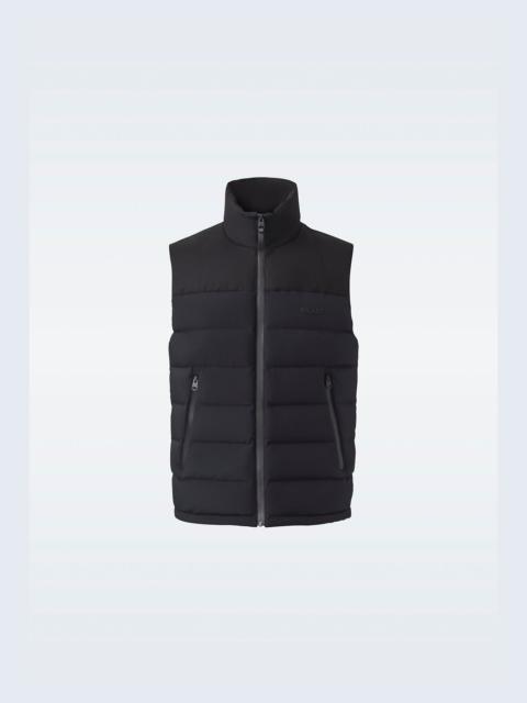 MACKAGE BOBBIE-CITY Agile-360 stretch light down vest with stand collar