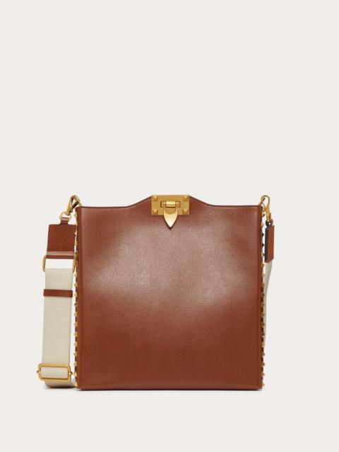 Valentino Rockstud Crossbody Bag in Grainy Calfskin