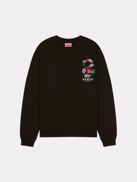 'Year of the Dragon Crest' embroidered regular sweatshirt