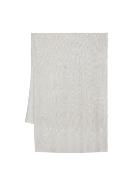 Faliero Sarti polka-dot frayed scarf