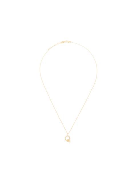MISSOMA Curly Molten mini inicial-Q necklace