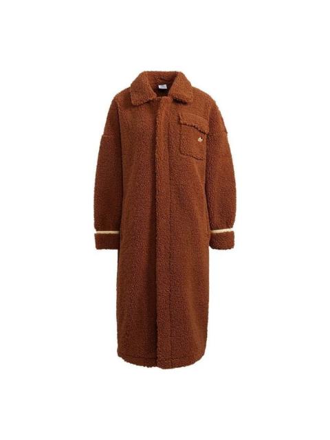 adidas (WMNS) adidas 본래 Cozy Sherpa 재킷 'Brown' HC0310