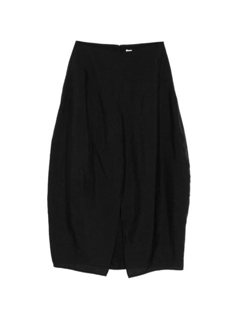 TOTEME Parachute slit midi skirt
