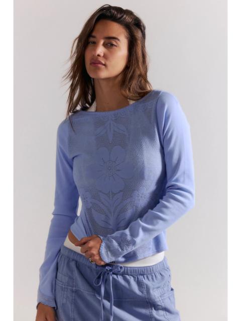 FREE PEOPLE Delilah Long Sleeve Top