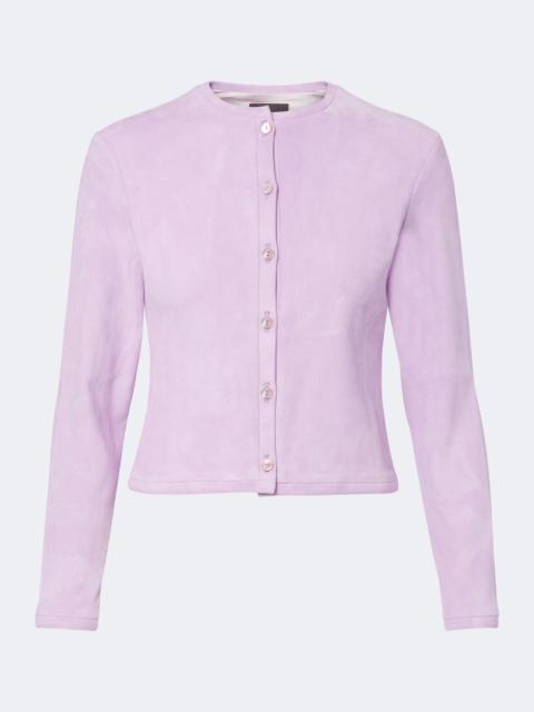 STOULS Astrid suede cardigan