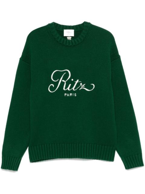 FRAME embroidered-logo sweater