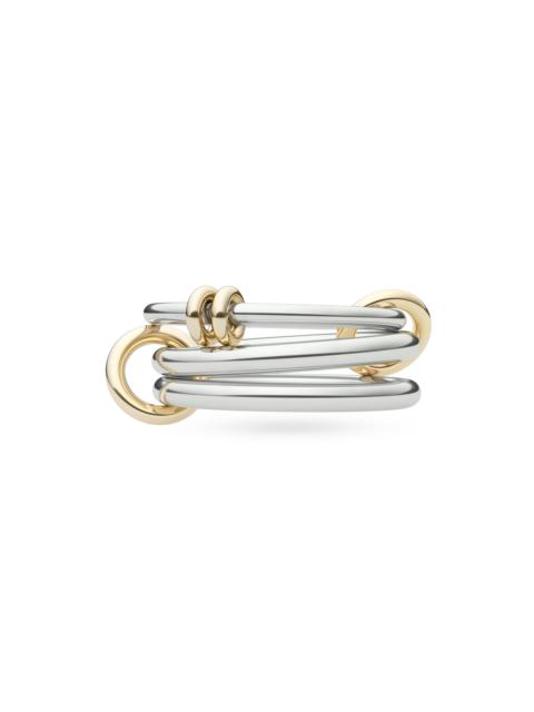Spinelli Kilcollin Women's Core Raneth Sterling Silver & 18K Yellow Gold Triple-Band Ring - Silver Gold