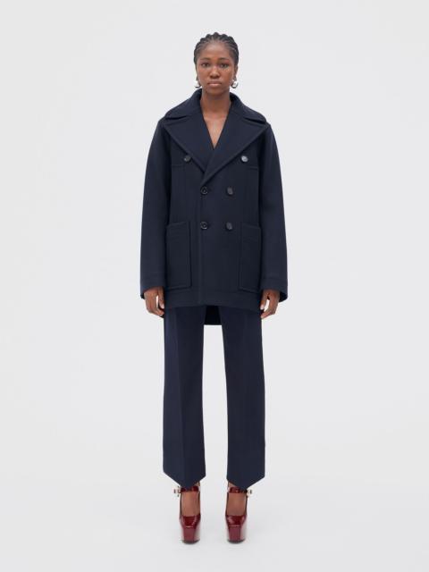 Bottega Veneta stretch felted wool coat