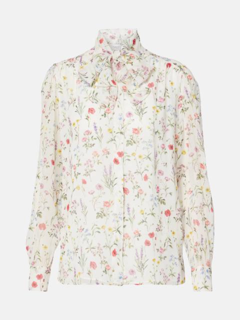 GIAMBATTISTA VALLI Floral silk blouse