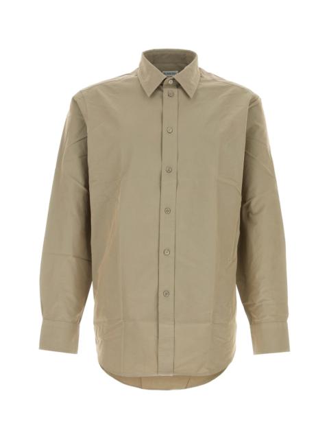 Khaki poplin shirt