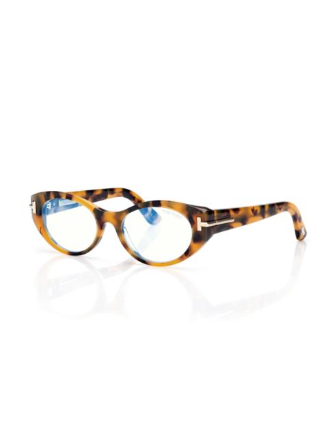 TOM FORD ICON BLUE BLOCK CAT EYE OPTICALS