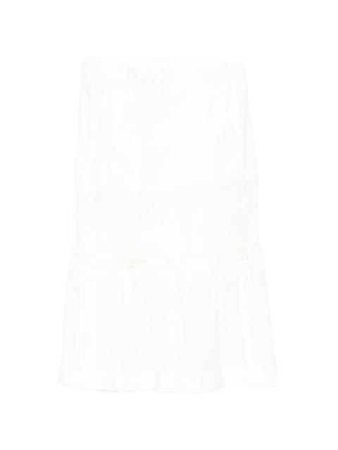 sacai panelled skirt
