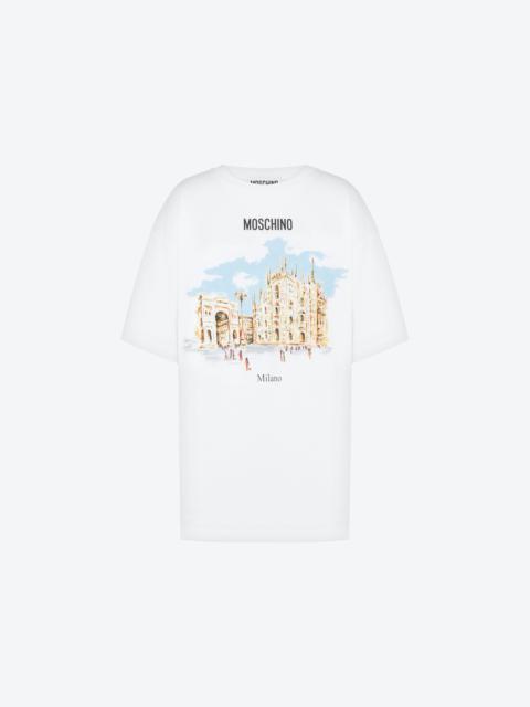 Moschino ARCHIVE PRINT ORGANIC JERSEY T-SHIRT