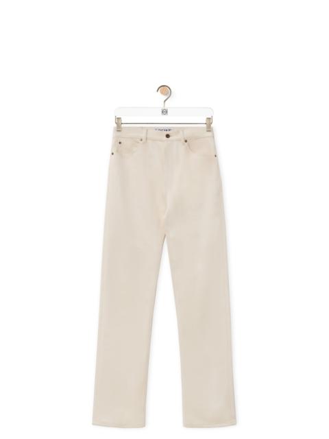 Loewe Straight leg jeans in raw denim