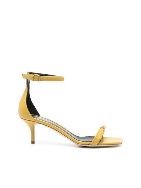 ELISABETTA FRANCHI 65mm logo-plaque sandals