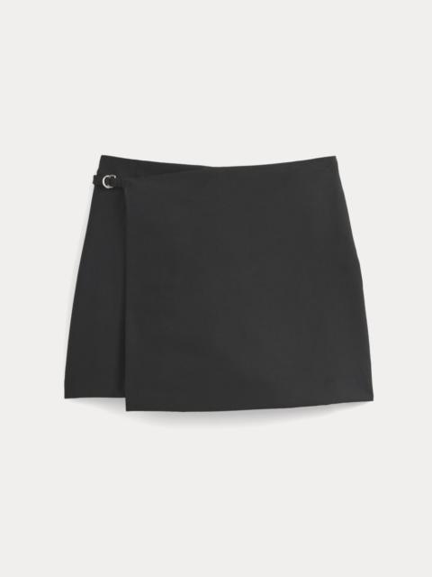 EVERLANE WRAP MINI SKORT IN TAILOR TWILL