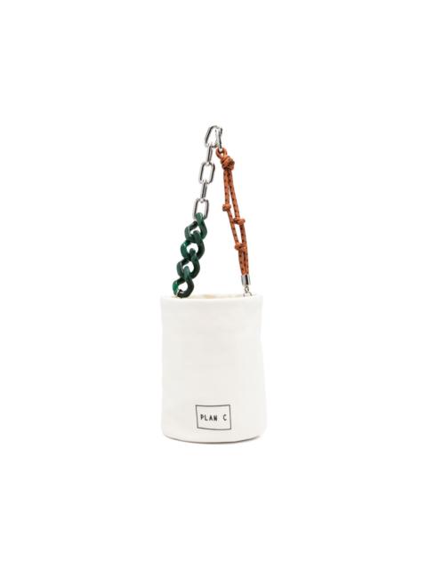 Plan C logo bucket bag