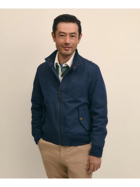 Brooks Brothers Bomber Jacket in Cotton Blend