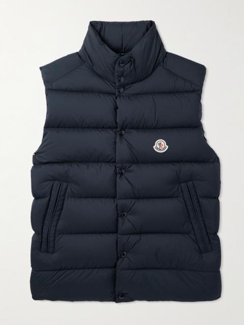 Moncler Tibb Logo-Appliquéd Quilted Shell Down Gilet