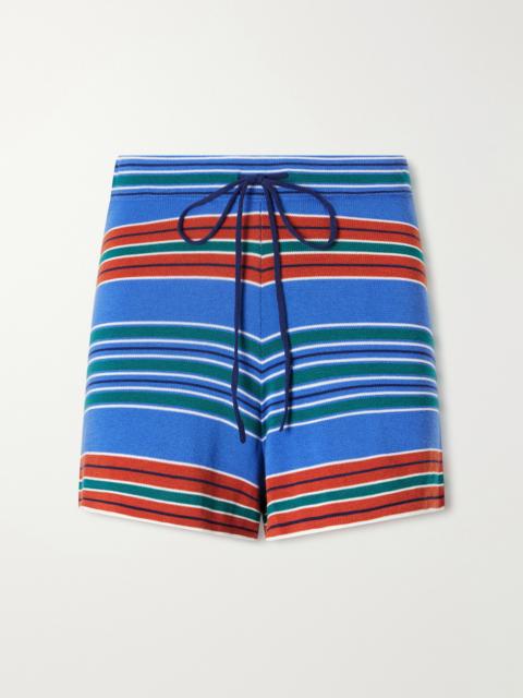 FAITHFULL Carlo Striped Jersey Shorts