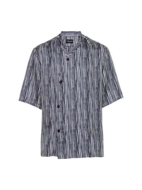 GIORGIO ARMANI striped silk shirt