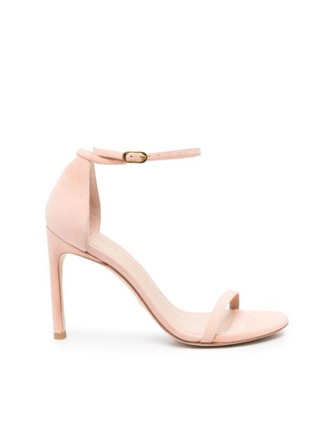 Stuart Weitzman Nudistsong 105mm suede sandals