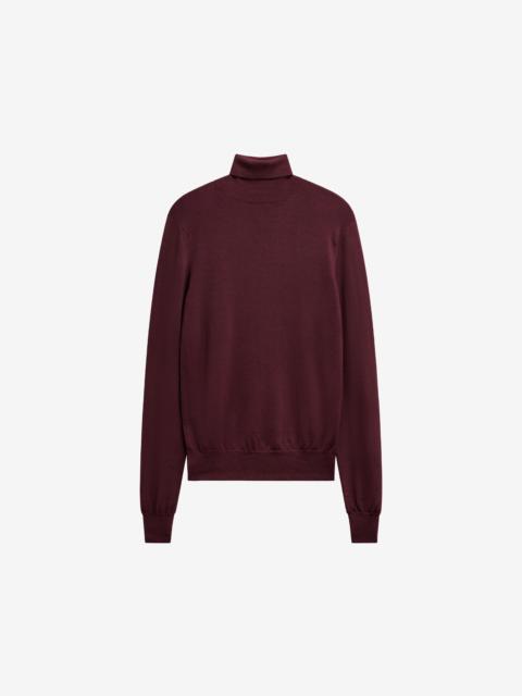 The Frankie Shop Eve Thin Turtleneck Sweater - Burgundy