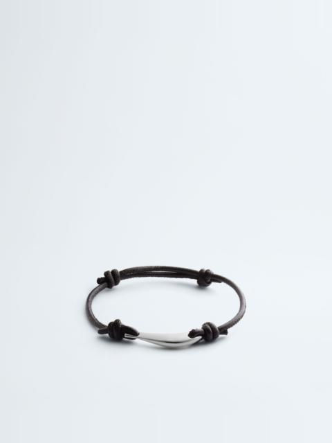 Bottega Veneta Sardine Leather Bracelet