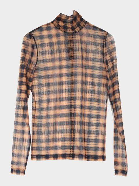 PH5 Sulley Plaid Turtleneck Top