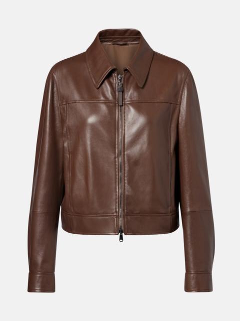 Brunello Cucinelli Leather jacket