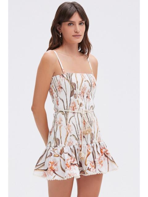 PatBO BOTANIC RETRO MINI DRESS