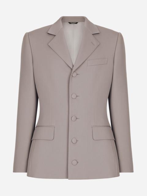 Dolce & Gabbana Single-breasted stretch wool Dolce-fit jacket